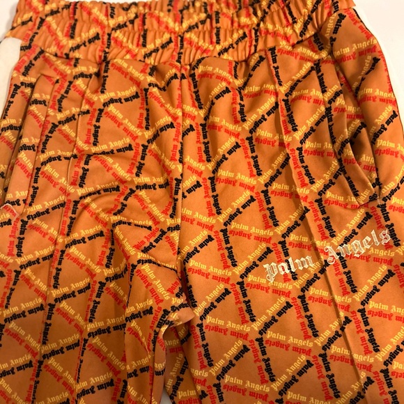 Palm Angels Multicolor Logo Patterned Shorts - Picture 1 of 7